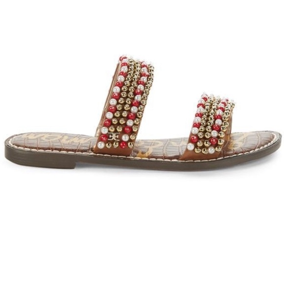 Sam Edelman Shoes - Sam Edelman Embellished Slides Size 9 NWT